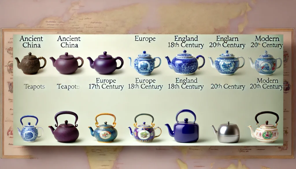 History and Evolution of Teapots Feature